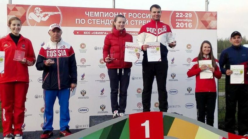 Армейцы Мария Мелещенко и Антон Астахов - победители чемпионата России по стендовой стрельбе в ските