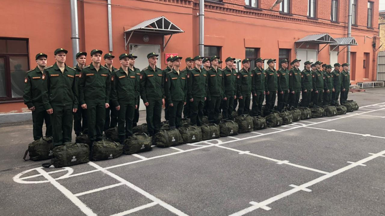 36 новобранцев прибыли в спортивную роту ЦСКА г. Санкт-Петербург
