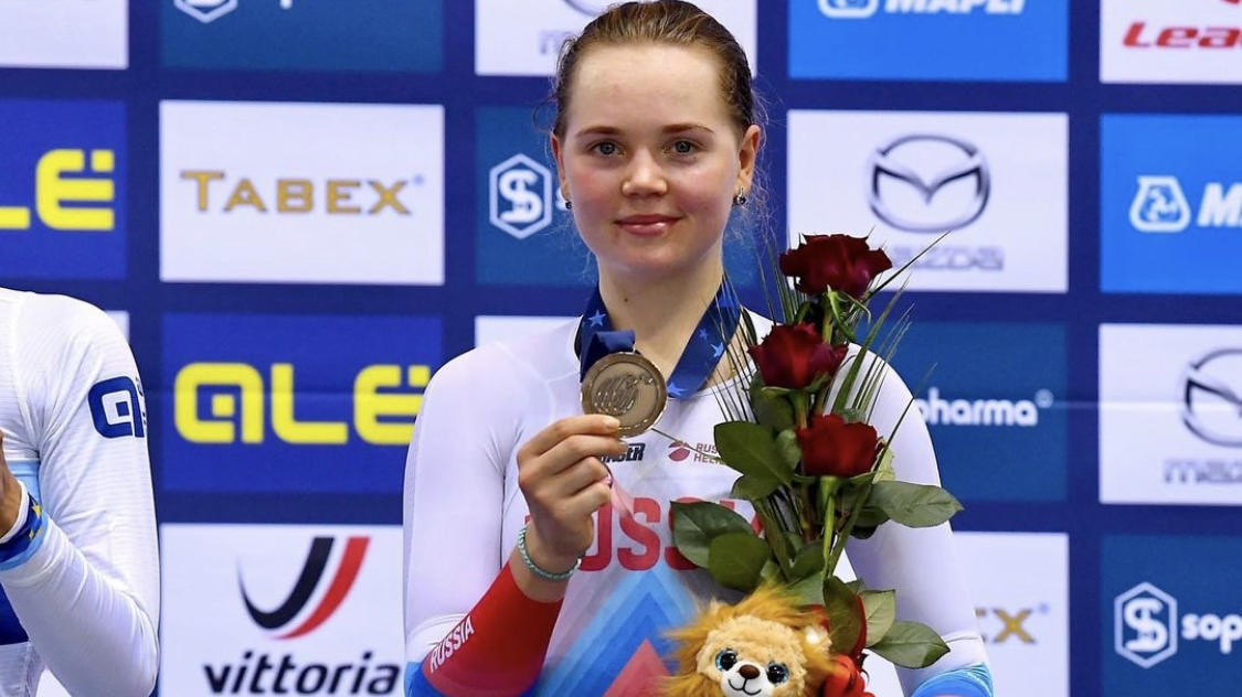 Велосипедистка армейского Клуба Мария Новолодская завоевала «серебро» и «бронзу» чемпионата Европы в велотреке