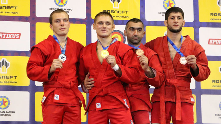 Спортсмены ЦСКА завоевали 3 золотые медали на чемпионате Европы по самбо