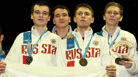 Рапирист из ЦСКА/Санкт-Петербург Андрей Матвеев выиграл «золото»