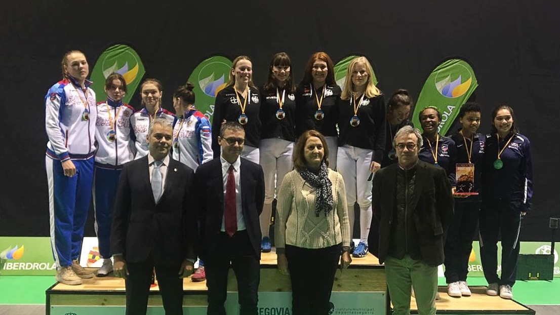 Саблистка ЦСКА Алина Михайлова - победительница этапа юниорского Кубка мира в Испании