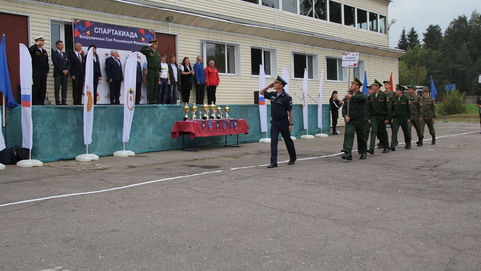 В Ленинградской области прошло открытие Спартакиады ВС РФ по легкоатлетическому кроссу