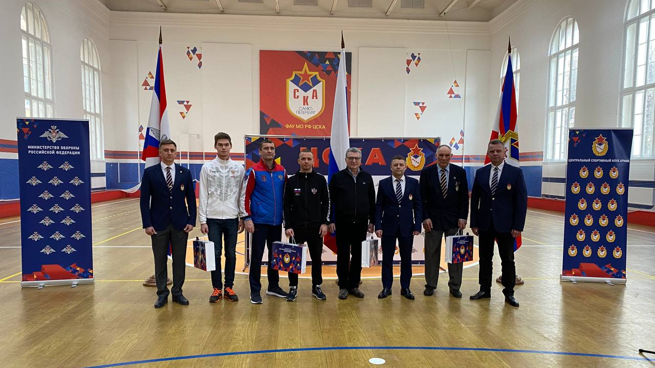 В филиале ЦСКА (СКА г. Санкт-Петербург) состоялось торжественное мероприятие посвящённое 98-летней годовщине со Дня образования Центрального спортивного клуба Армии