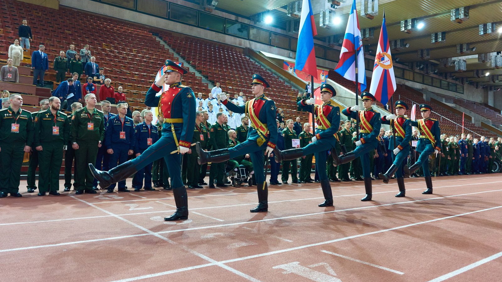 В Москве открыли  Всероссийские соревнования среди военнослужащих с пода  «Игры Героев»