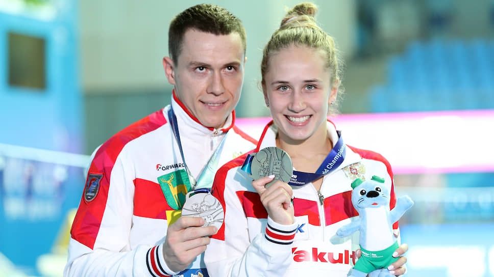 Сергей Назин (ЦСКА) и Юлия Тимошинина – серебряные призеры чемпионата мира в прыжках в воду в команде