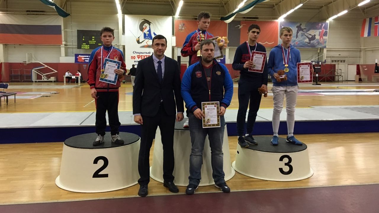 Два юных рапириста ЦСКА завоевали медали Открытого турнира на призы Главы Лобни