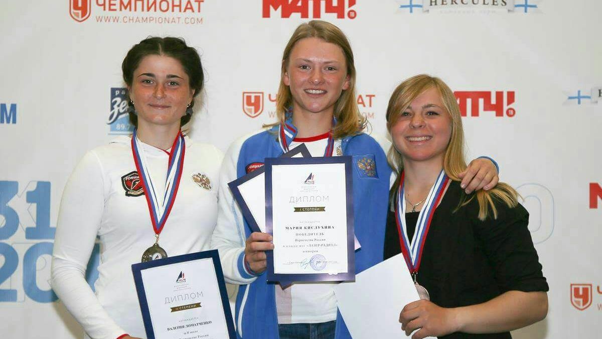 Яхтсменка ЦСКА\Хабаровск Мария Кислухина завоевала «золото» на первенстве России