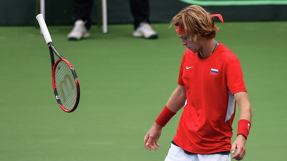 Рядовой ЦСКА Андрей Рублев не помог сборной России победить венгров в Кубке Дэвиса