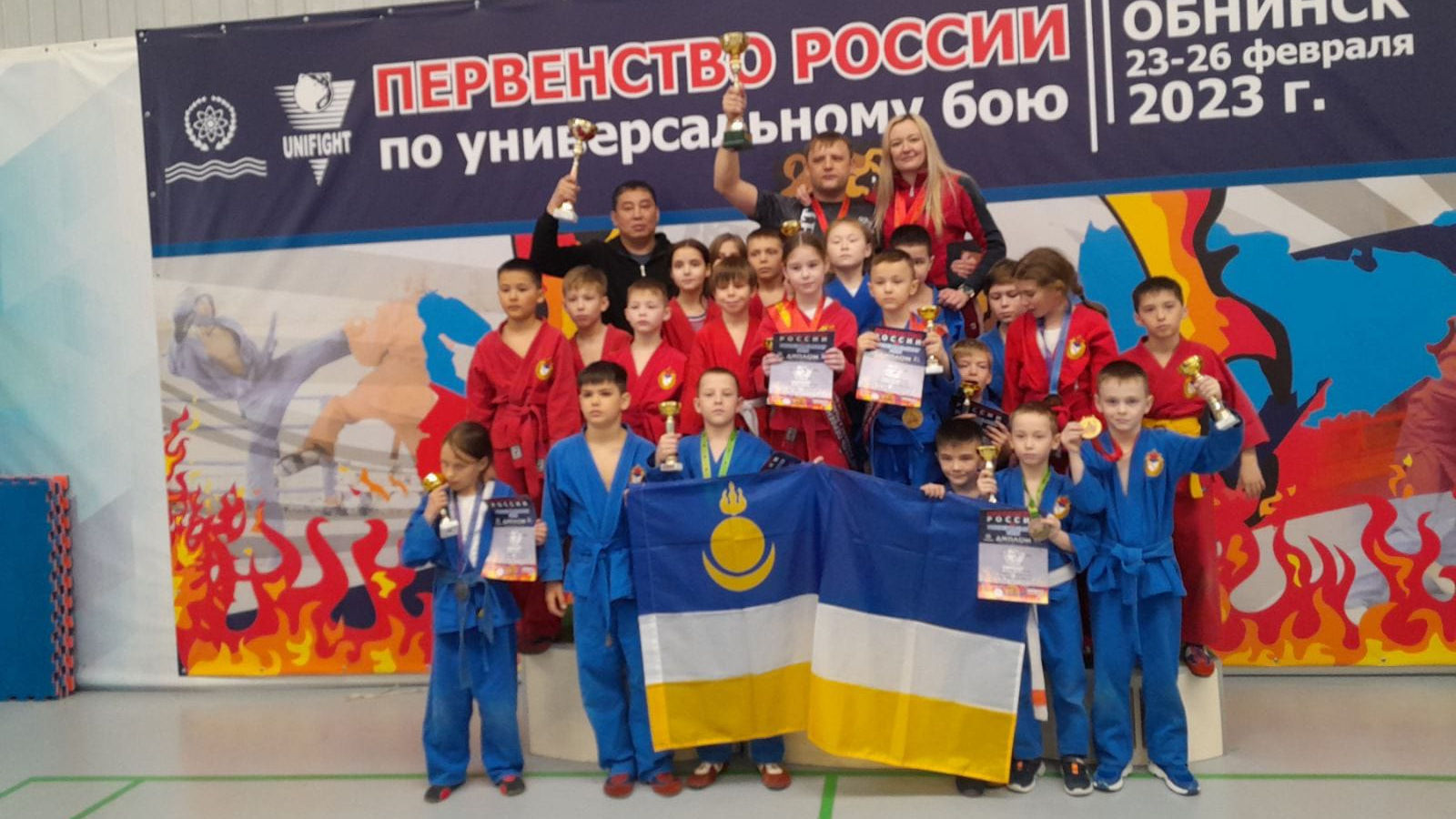 На Первенстве России по универсальному бою успешно выступили дети занимающиеся на базе УСК (г. Улан-Удэ) филиала ЦСКА/Хабаровск