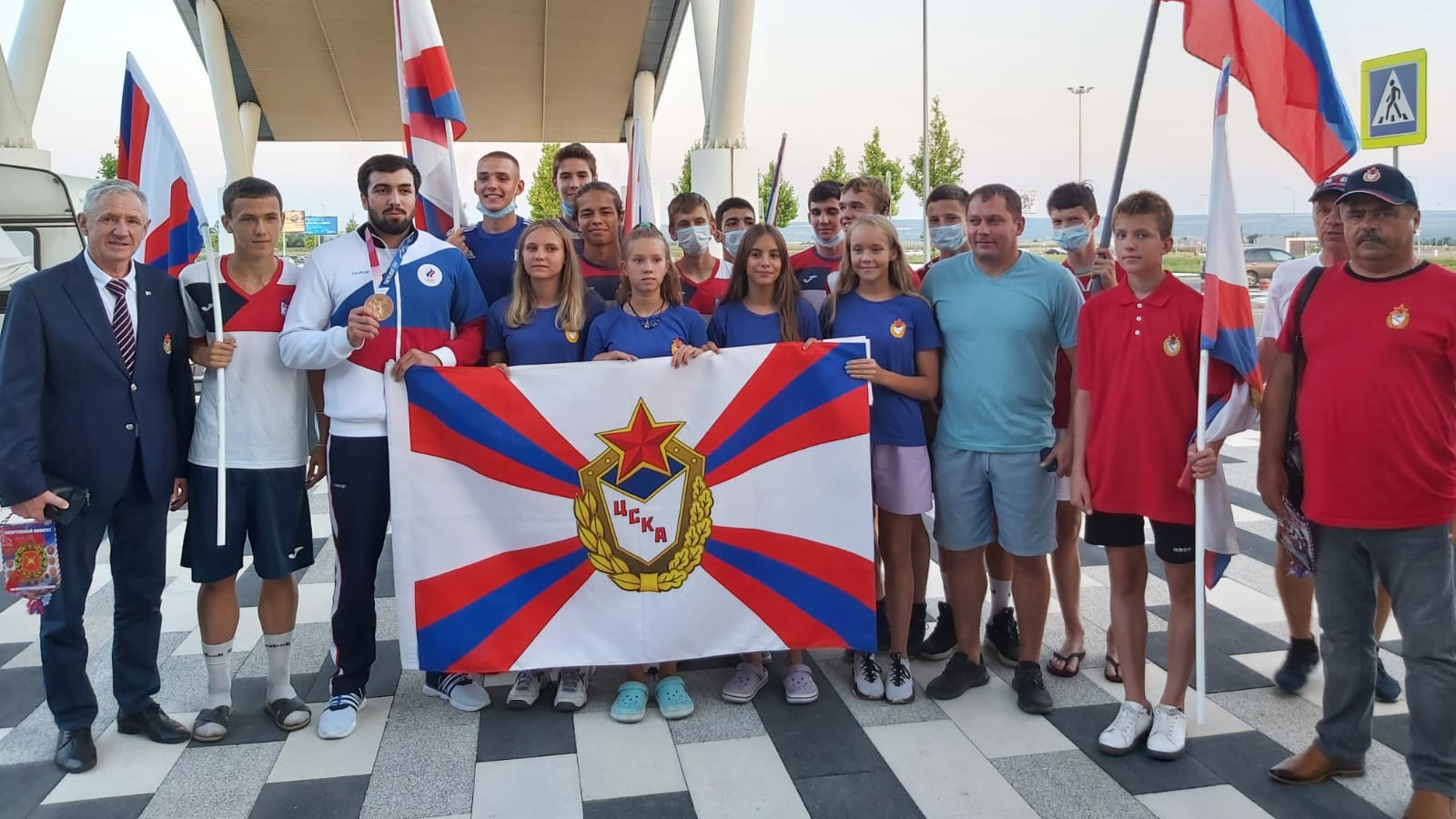 Филиал ЦСКА г. Ростов-на-Дону принял участие в торжественной встрече бронзового призера Олимпиады в Токио Нияза Ильясова