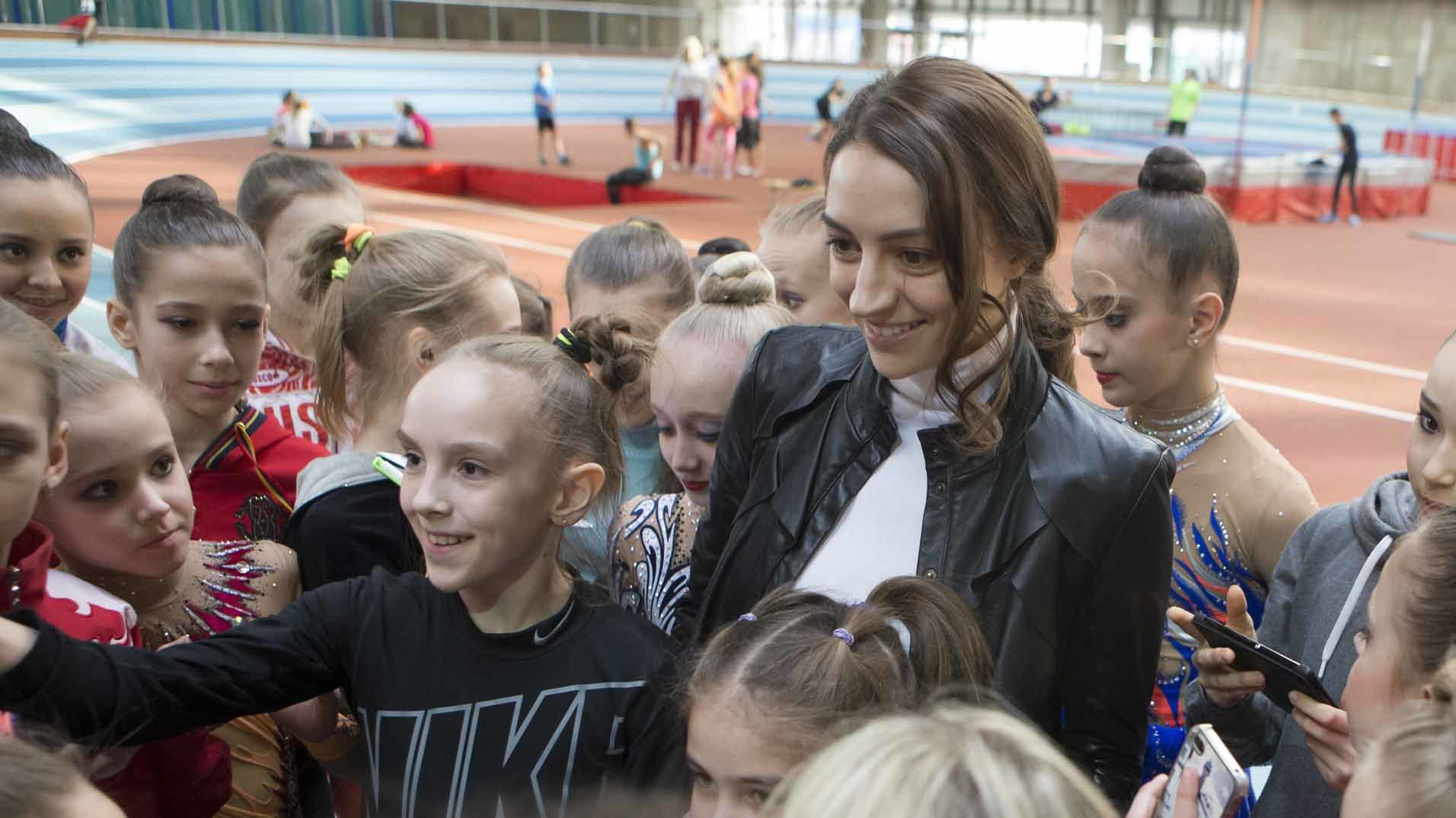 Евгения Канаева поздравила участниц Открытого первенства ЦСКА