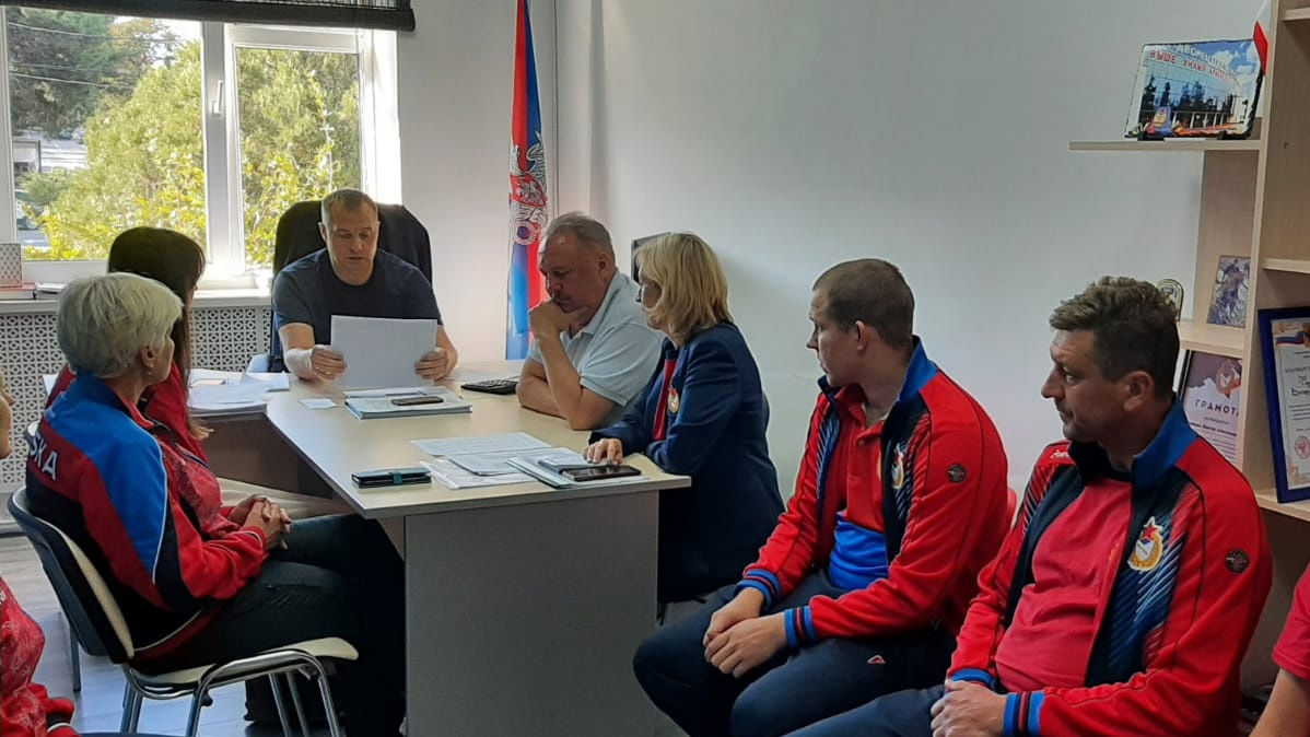 В спортивном центре (г. Геленджик) филиала ЦСКА (г. Севастополь) провели тренерский совет