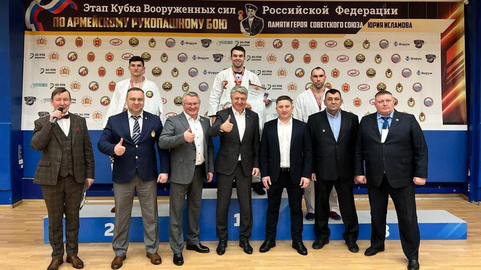 В Екатеринбурге определены победители и призеры Кубка ВС РФ по армейскому рукопашному бою