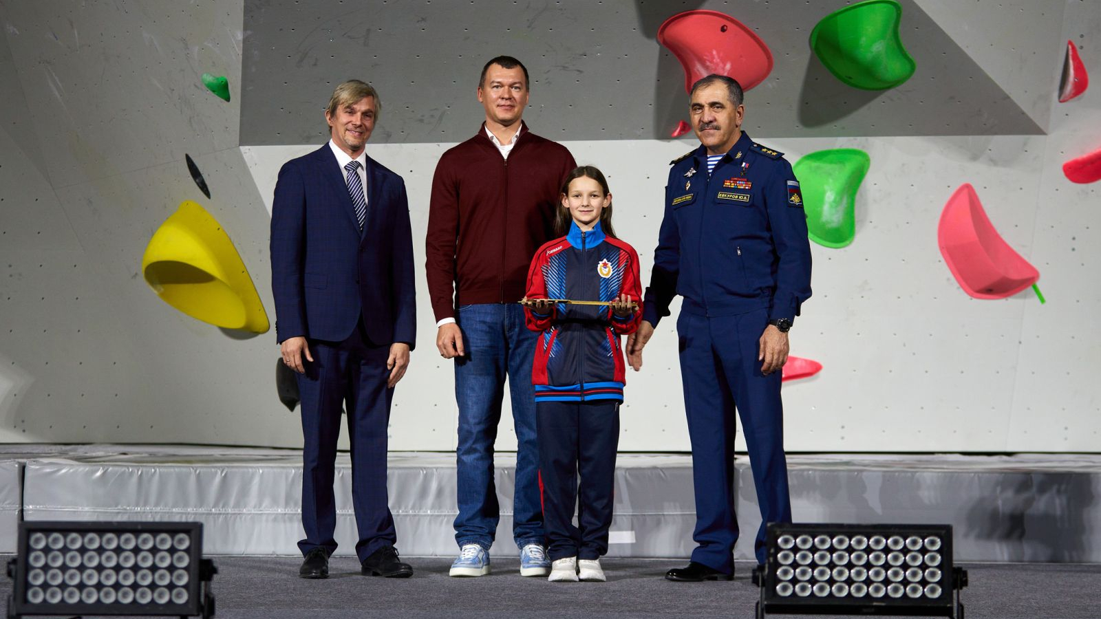 Открыли центр скалолазания ЦСКА