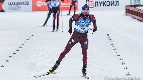 Биатлонист ЦСКА Антон Бабиков - чемпион России в гонке преследования