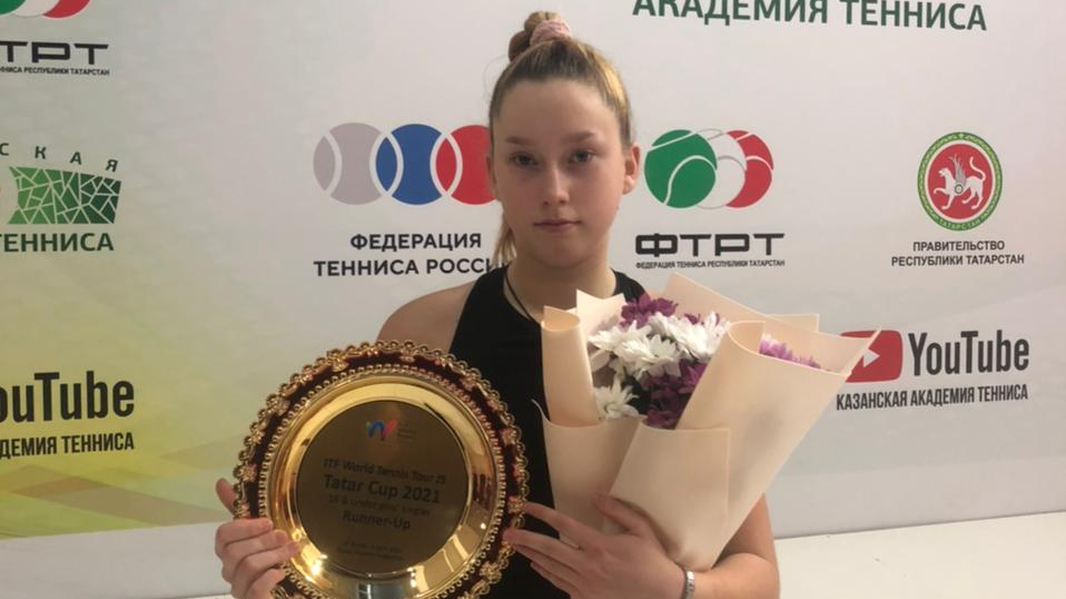 «Новый уровень победы»: Александра Шубладзе (ЦСКА/Ростова-на-Дону) стала серебряной медалисткой международного турнира по теннису «Kazan Kremlin Cup 2021»