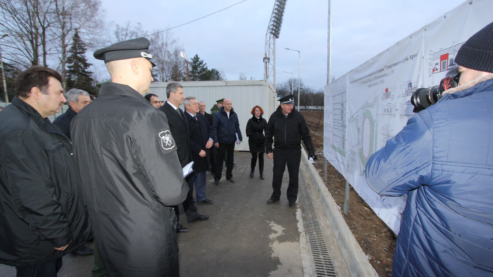 Заместитель министра обороны РФ Тимур Иванов посетил стадион СКА в Ростове-на-Дону