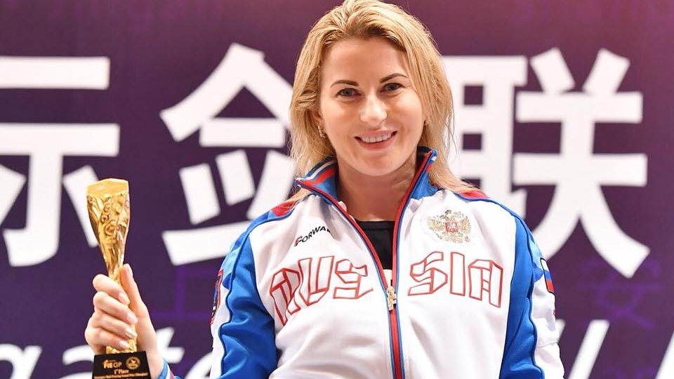 Рапиристка ЦСКА Инна Дериглазова – победительница этапа Гран-при в Шанхае