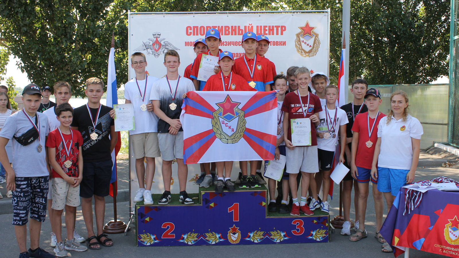 45 наград армейских воспитанников на Кубке Астраханской области по морскому многоборью