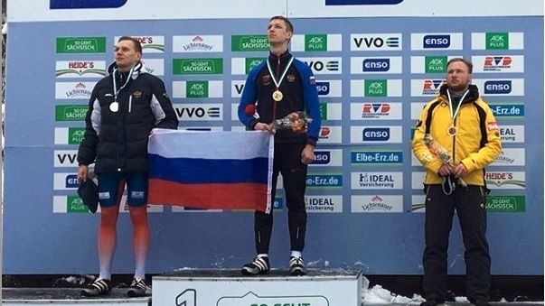«Золото» и «серебро» Кубка Европы по скелетону у Евгения Рукосуева (ЦСКА/Самара)