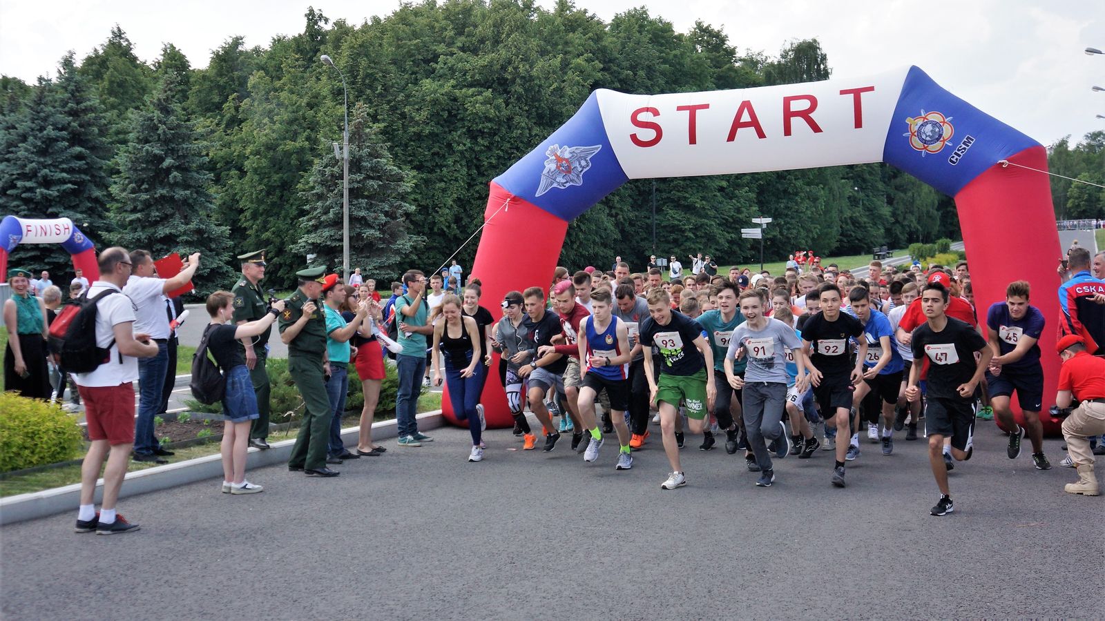 «Юнармия» отпраздновала свой третий день рождения грандиозным забегом на Поклонной горе
