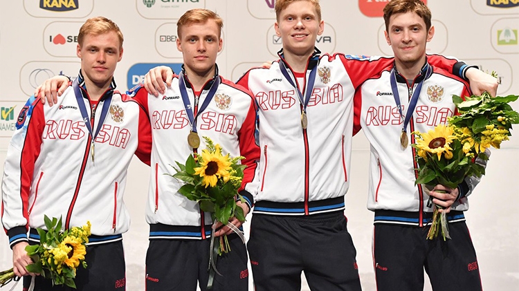 Братья Бородачевы ЦСКА/Самара выиграли «золото» в составе сборной России на первенстве мира по фехтованию
