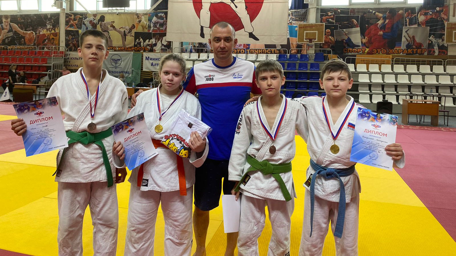 Призерами международного фестиваля дзюдо стали воспитанники спортивных школ г. Абакан и г. Кызыл ЦСКА/Самара