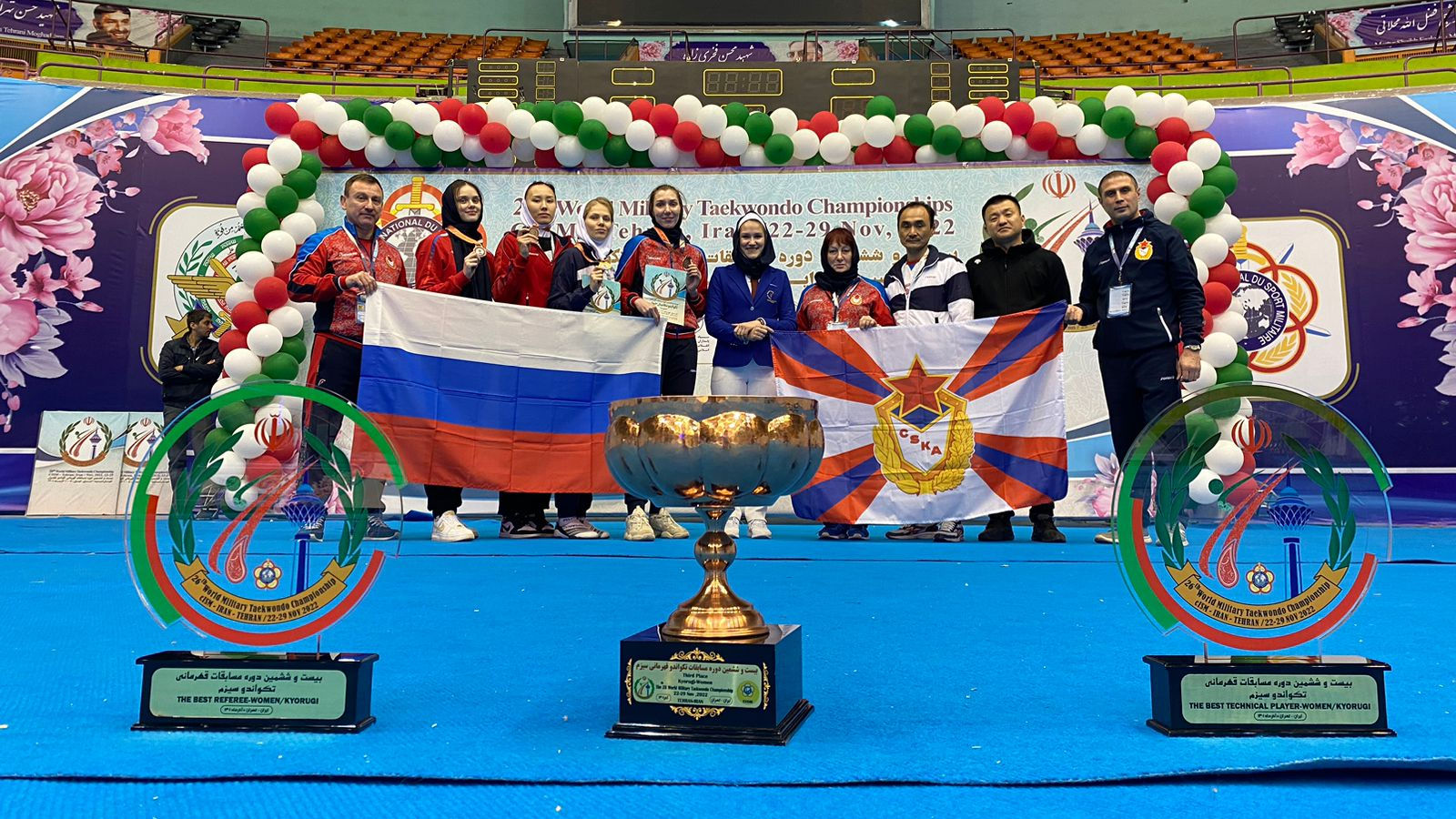 Спортсмены ЦСКА завоевали 11 наград различного достоинства на чемпионате мира CISM по тхэквондо в Иране