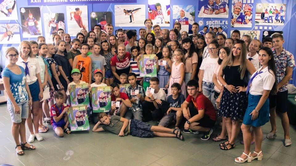 Спортивный центр ЦСКА/Краснодар организовал в ВДЦ «Орленок» встречи с чемпионами