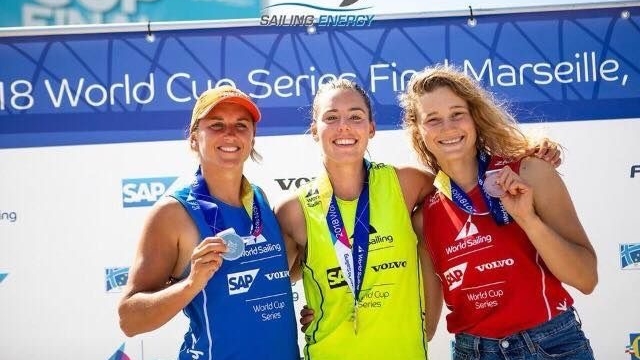 Армейская спортсменка Стефания Елфутина выиграла «бронзу» в финале Кубка мира по парусному спорту