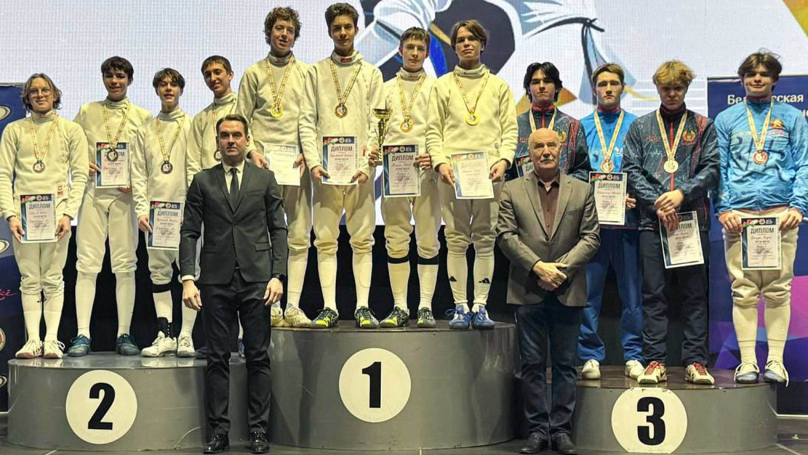 Воспитанник ЦСКА в составе юниорской сборной России завоевал золото открытого первенства Республики Беларусь по фехтованию