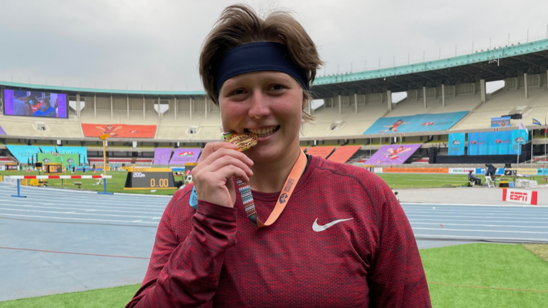 Спортсменка ЦСКА Виолетта Игнатьева - победительница юниорского чемпионата мира в метании диска