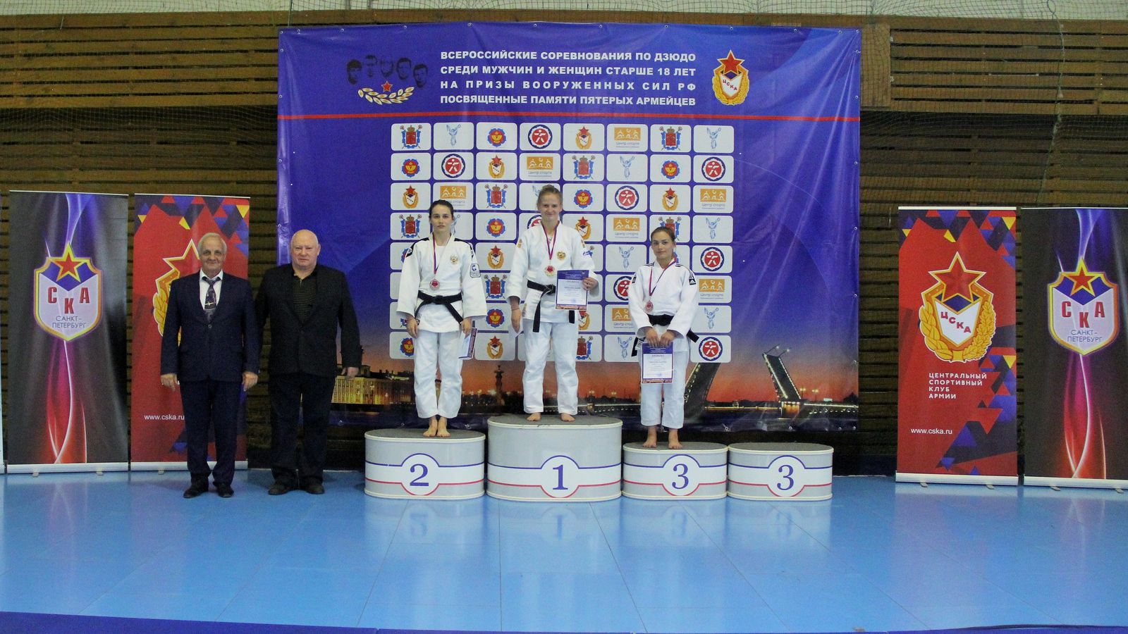 В Санкт-Петербурге прошли Всероссийские соревнования по дзюдо среди мужчин и женщин старше 18 лет на призы Вооруженных Сил РФ