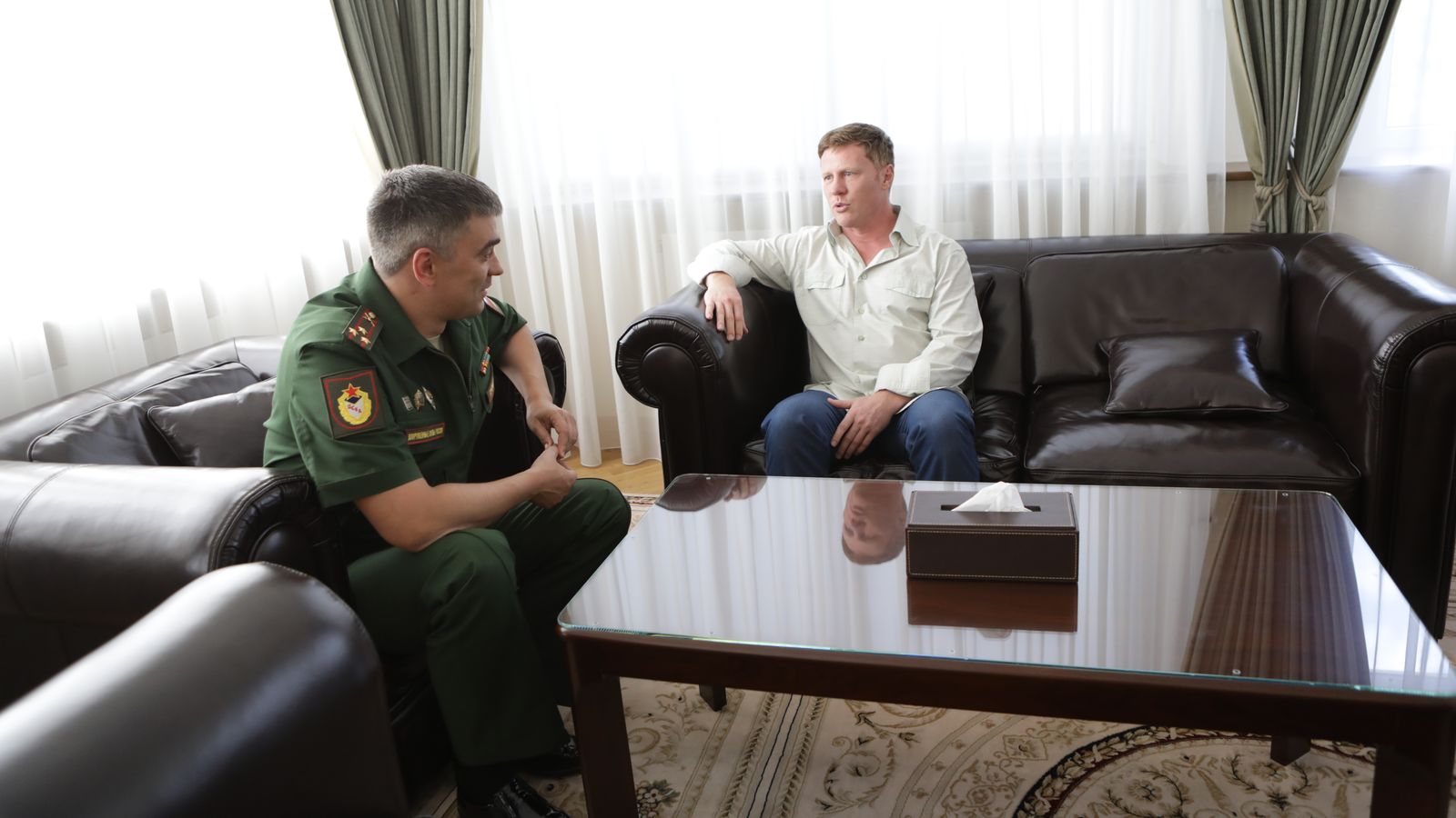 Начальник ЦСКА Артем Громов и вице-президент РФС Сергей Анохин провели рабочую встречу