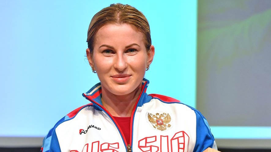 Рапиристка Инна Дериглазова (ЦСКА) - победительница этапа Кубка мира по фехтованию