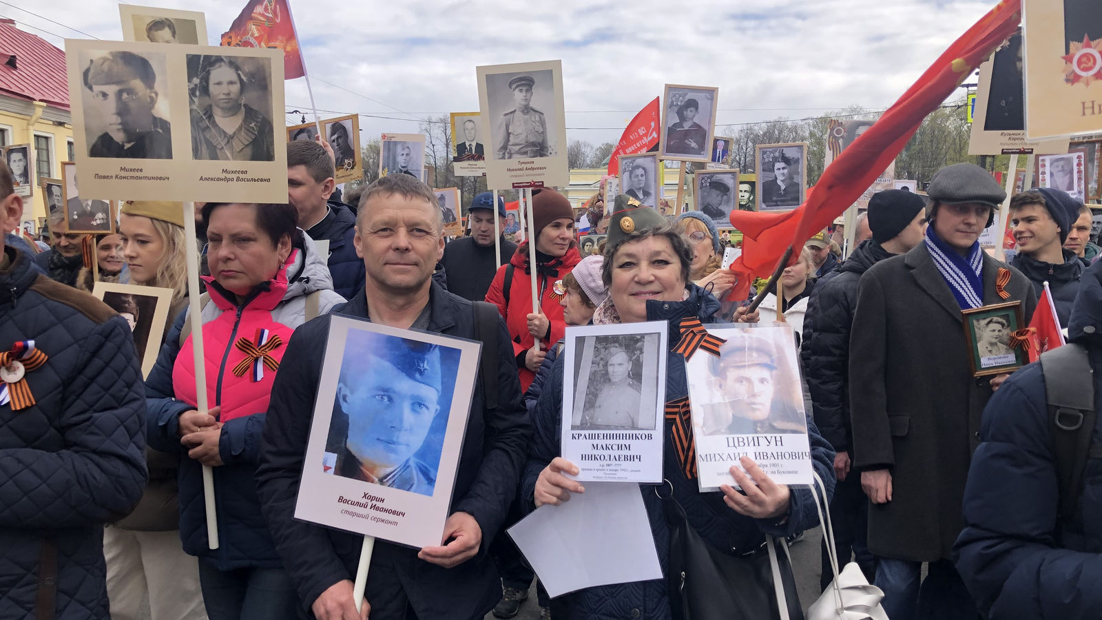 Представители филиала ЦСКА (СКА г. Санкт-Петербург) приняли участие в шествии «Бессмертный полк»
