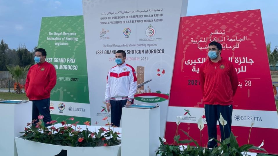 Армейский стрелок Максим Кабацкий завоевал две награды на международных соревнованиях в Марокко