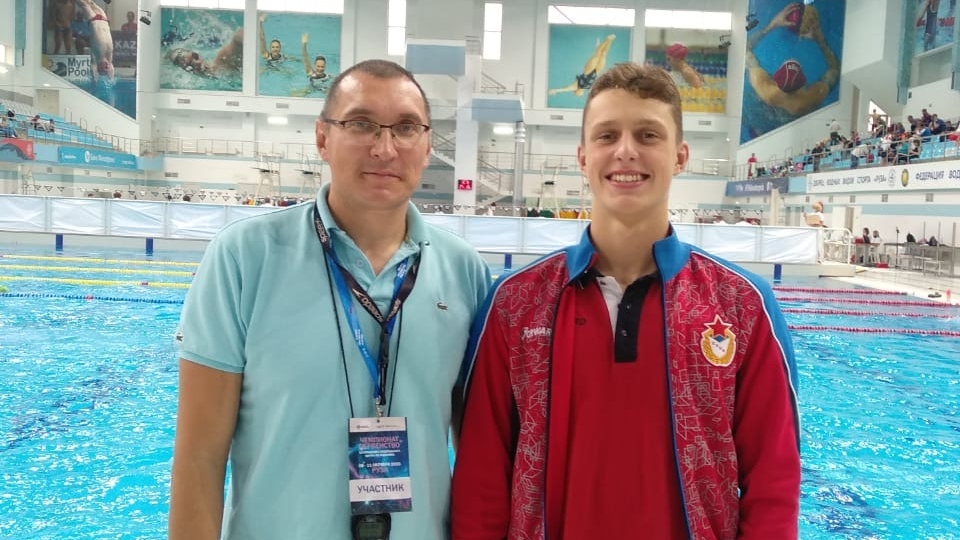 Воспитанник СШ (комплексная г. Одинцово) Дмитрий Полошков – двукратный призер Первенства ЦФО по плаванию
