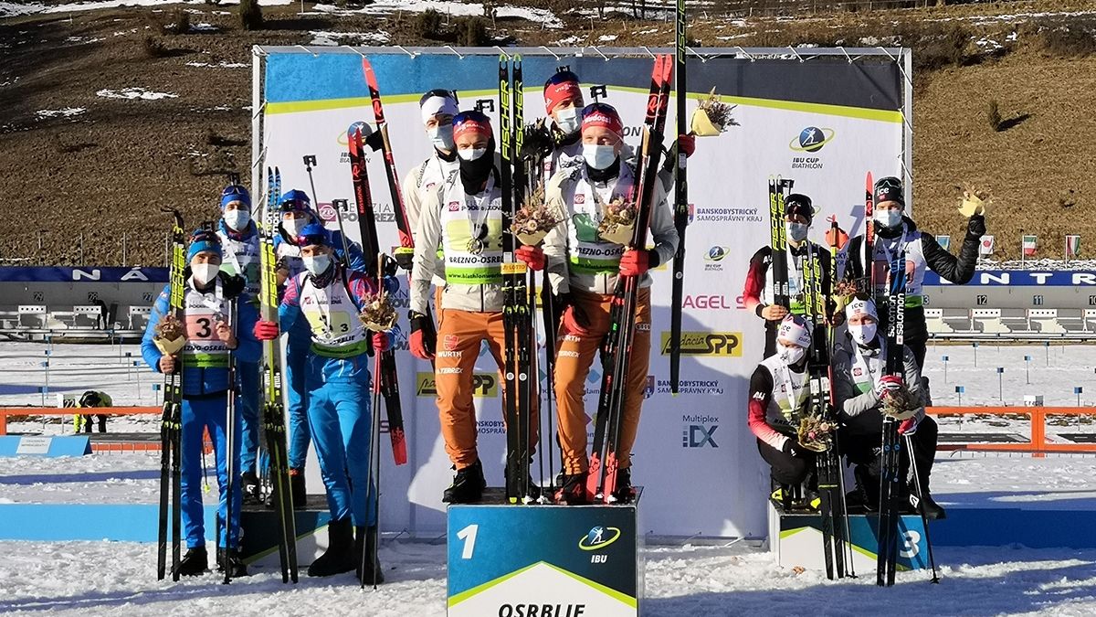 Биатлонист ЦСКА Кирилл Стрельцов в составе сборной России стал вторым в эстафете на этапе Кубка IBU в Словакии