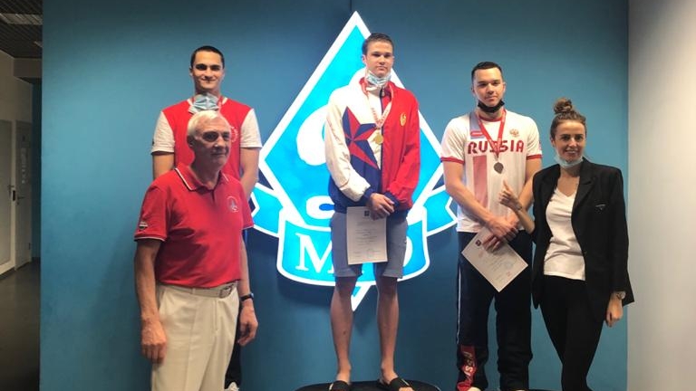 Воспитанник СШОР ЦСКА по плаванию и прыжкам в воду имени Г.Н. Прозуменщиковой Илья Шевченко стал чемпионом Москвы