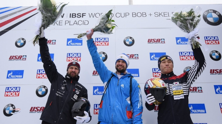 Скелетонист ЦСКА Александр Третьяков выиграл этап Кубка мира в США