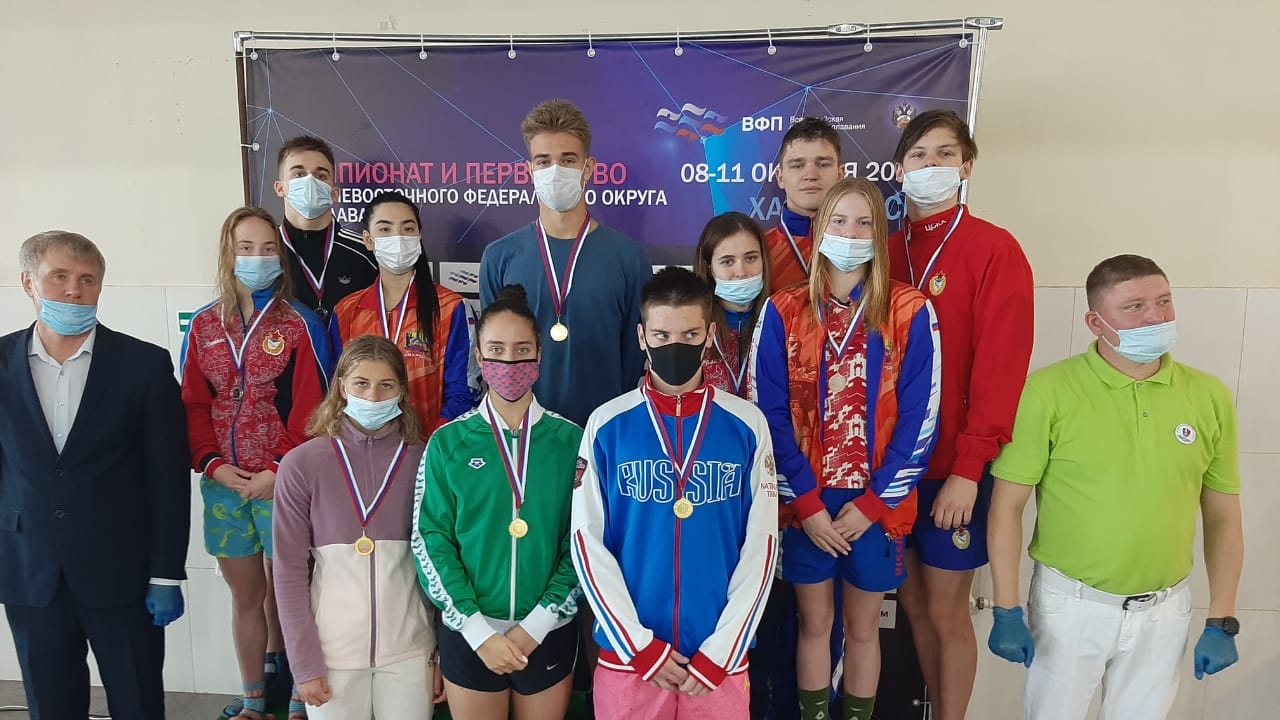 На Первенстве ДФО по плаванию воспитанники СШ (ОРК) филиала ЦСКА/Хабаровск завоевали еще четыре медали