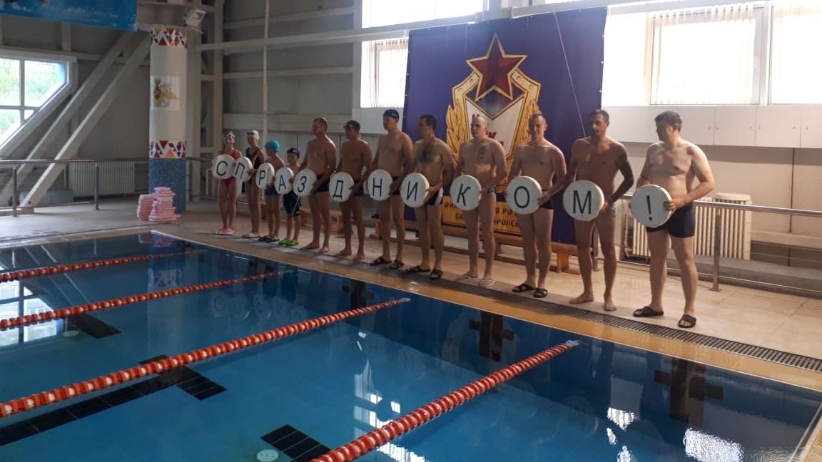 Воспитанники спортшколы и юнармейцы СОК (г. Вилючинск) филиала ЦСКА г. Хабаровск отметили День физкультурника турниром по стрельбе и плаванию