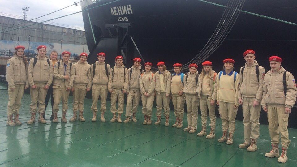 Юнармейцы ЦСКА/Североморск посетили атомный ледокол «Ленин»