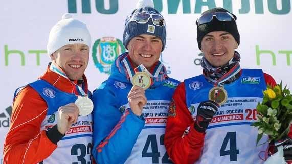 Биатлонист ЦСКА Антон Бабиков выиграл золото чемпионата России в спринте!