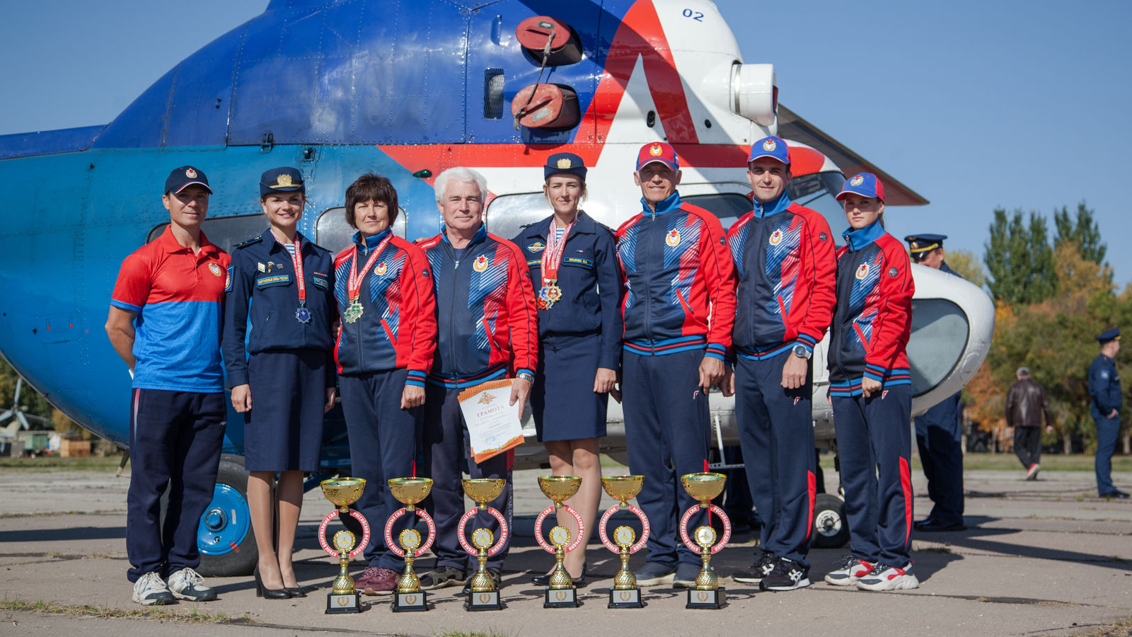 Команда ЦСКА выиграла Кубок ВС РФ по парашютному спорту в общекомандном зачете