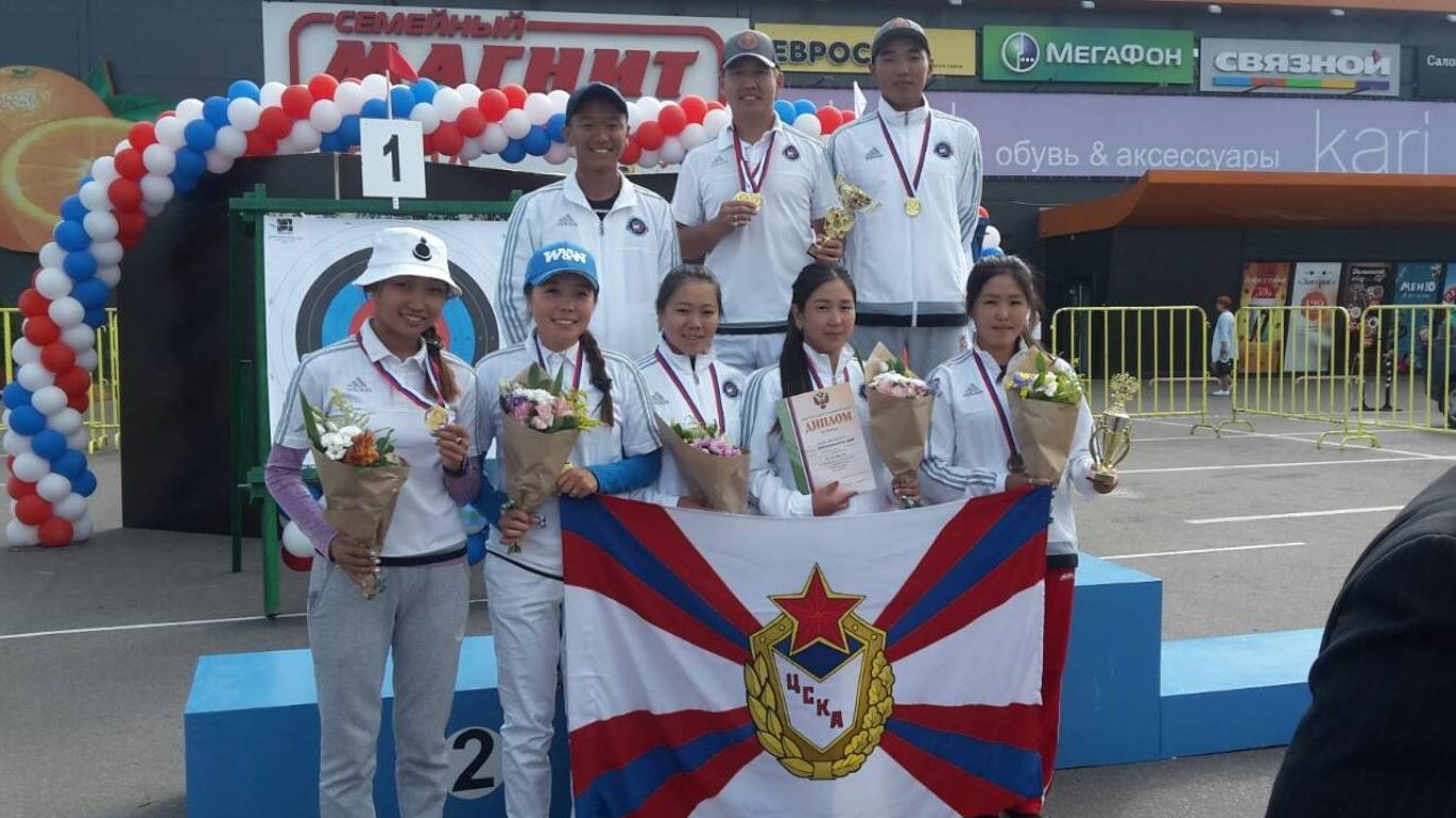 Лучники ЦСКА/Хабаровск выиграли «золото» и «бронзу» на чемпионате России
