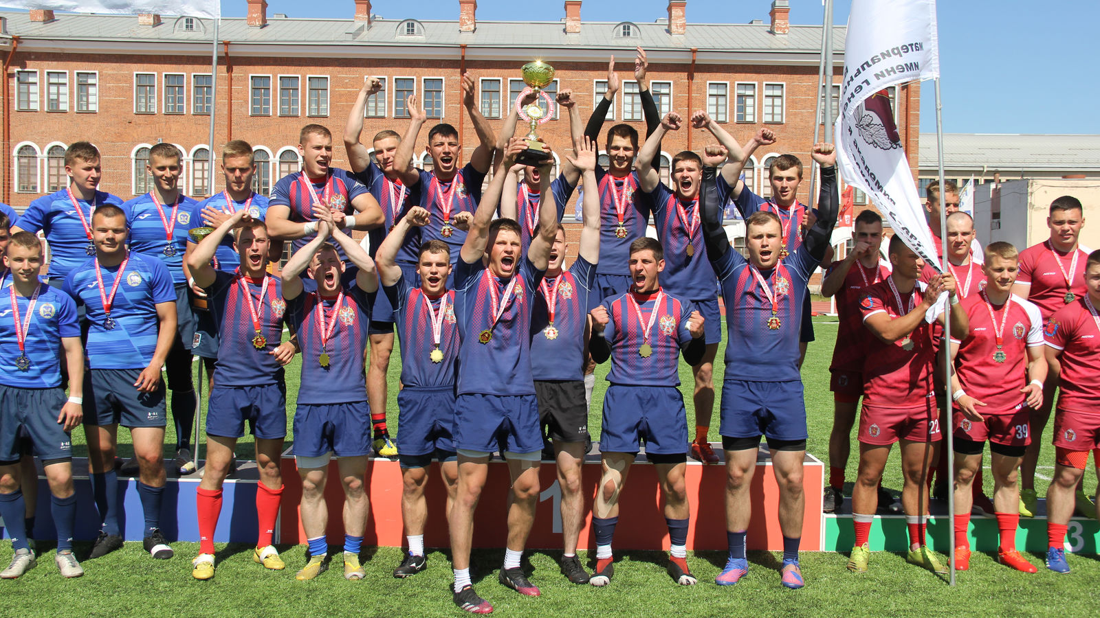 Команда ВИФК – победитель регионального этапа Кубка ВС РФ по регби - 7 Дивизион «Север»‎ имени А.Ф.Можайского