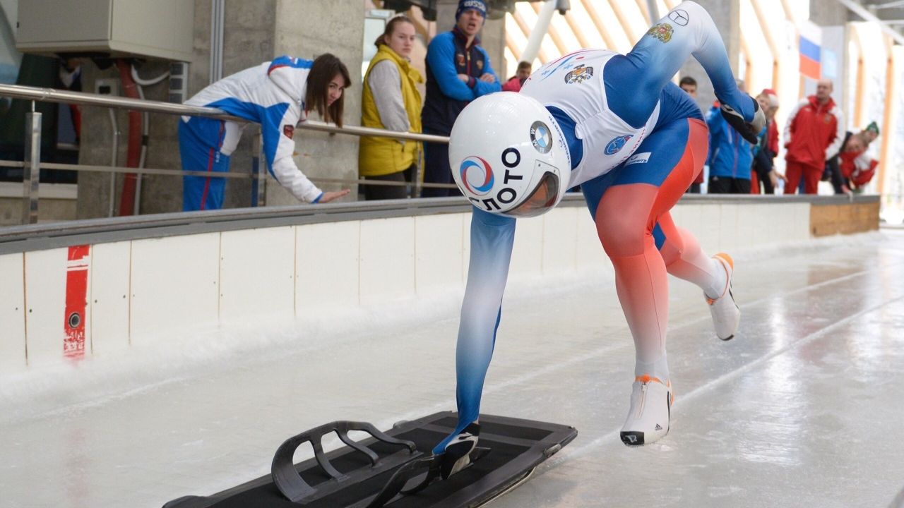 Рядовой спортроты ЦСКА/Самара Евгений Рукосуев - серебряный призер чемпионата России по скелетону в Сочи
